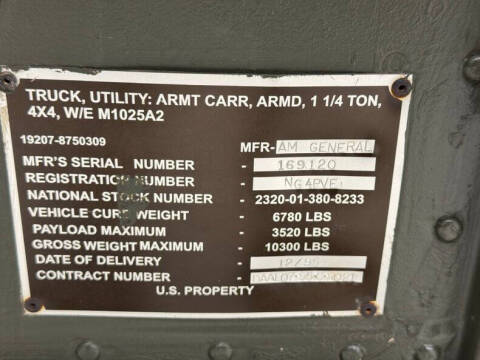 1995 AM General Hummer