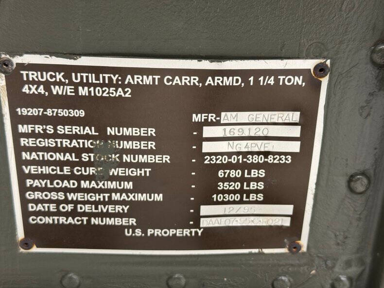 1995 AM General Hummer