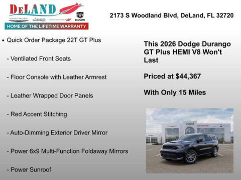 2026 Dodge Durango GT HEMI Plus