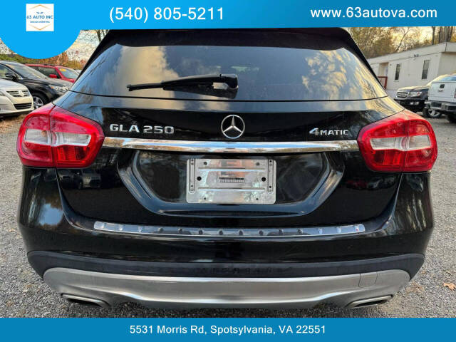 2015 Mercedes-Benz GLA for sale at 63 Auto Inc in Spotsylvania, VA