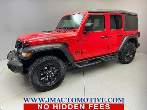 2021 Jeep Wrangler Unlimited for sale at J & M Automotive in Naugatuck CT