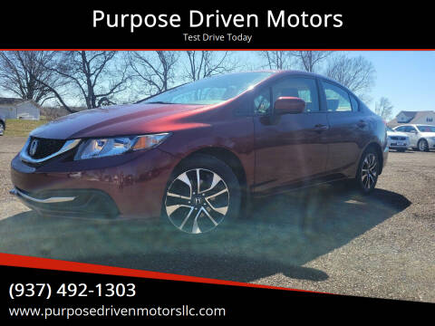 2015 Honda Civic for sale at Purpose Driven Motors in Sidney OH