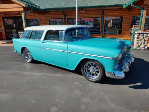 1955 Chevrolet Nomad for sale at Ross Customs Muscle Cars LLC in Goodrich MI