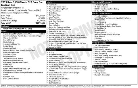 2019 RAM 1500 Classic SLT