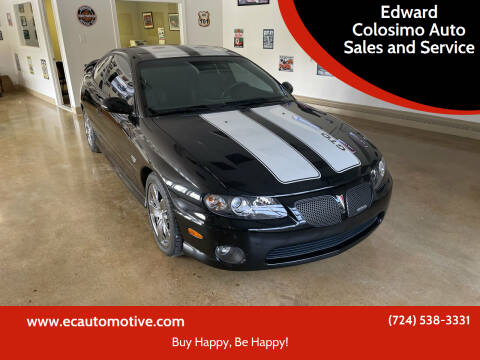 2004 Pontiac GTO for sale at Edward Colosimo Auto Sales and Service in Evans City PA