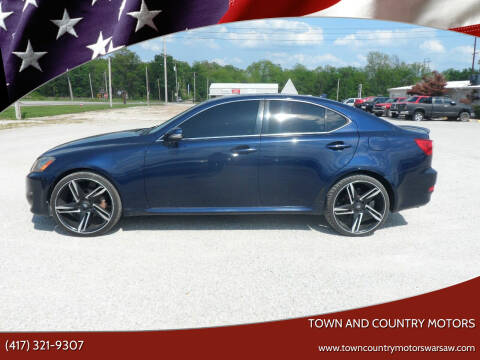 2012 Lexus IS 250 for sale at Town and Country Motors in Warsaw MO