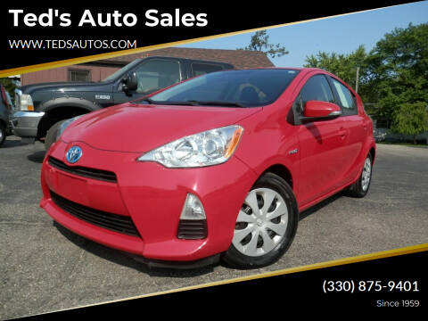 2014 Toyota Prius c for sale at Ted's Auto Sales in Louisville OH