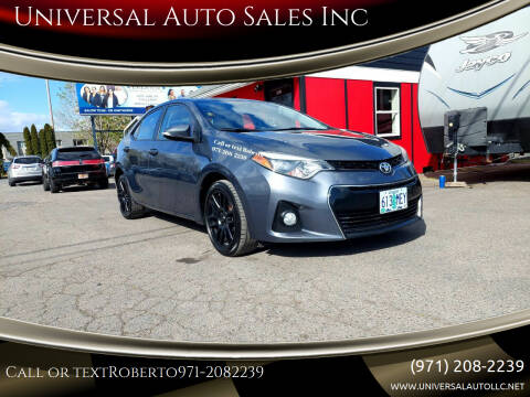 2014 Toyota Corolla for sale at Universal Auto Sales Inc in Salem OR
