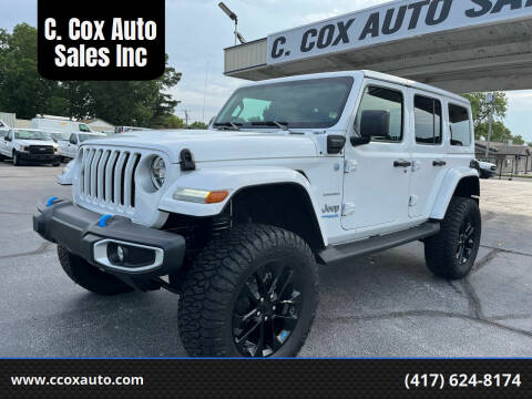 2022 Jeep Wrangler Unlimited for sale at C. Cox Auto Sales Inc in Joplin MO