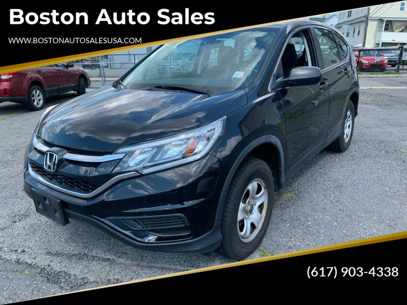 2016 Honda CR-V for sale at Boston Auto Sales in Brighton MA