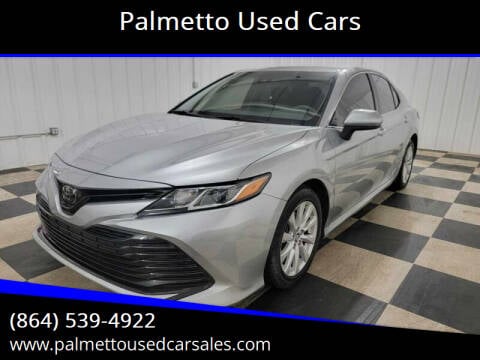 2018 Toyota Camry for sale at Palmetto Used Cars in Piedmont SC