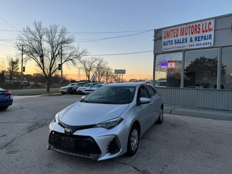 2017 Toyota Corolla for sale at United Motors LLC in Saint Francis WI