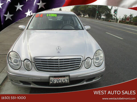 2004 Mercedes-Benz E-Class for sale at West Auto Sales in Belmont CA