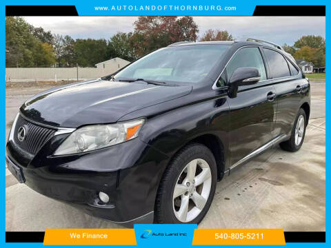 2011 Lexus RX 350 for sale at Auto Land of Thornburg in Spotsylvania VA