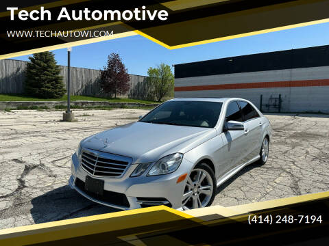 2013 Mercedes-Benz E-Class for sale at Tech Automotive in Milwaukee WI