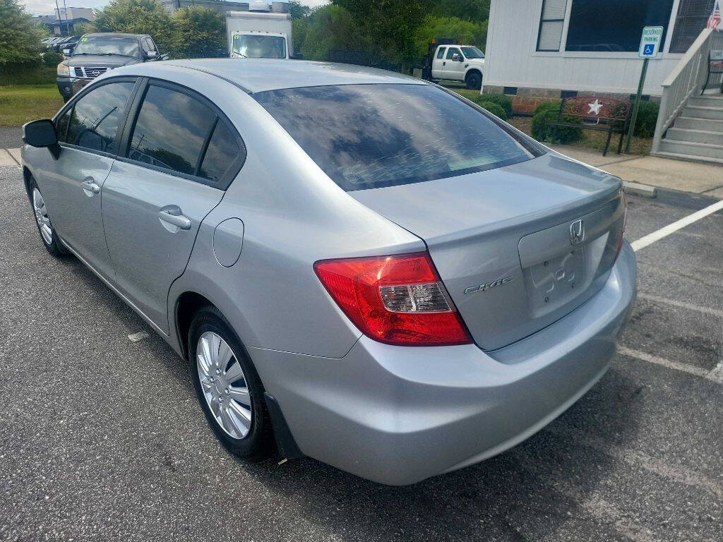 2012 Honda Civic for sale at First Place Auto Sales LLC in Rock Hill, SC