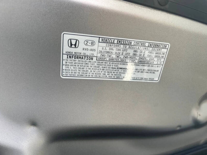 2016 Honda Odyssey LX