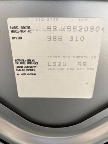 1998 Porsche Boxster