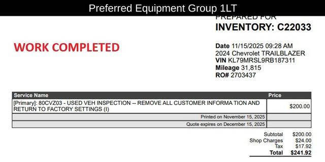 2024 Chevrolet TrailBlazer LT