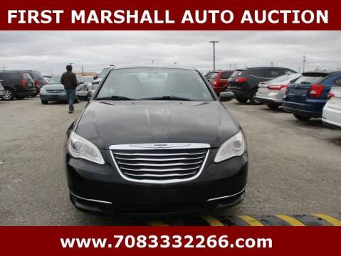 2012 Chrysler 200 for sale at First Marshall Auto Auction in Harvey IL
