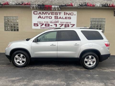 2012 GMC Acadia for sale at Camvest Inc. Auto Sales in Depew NY