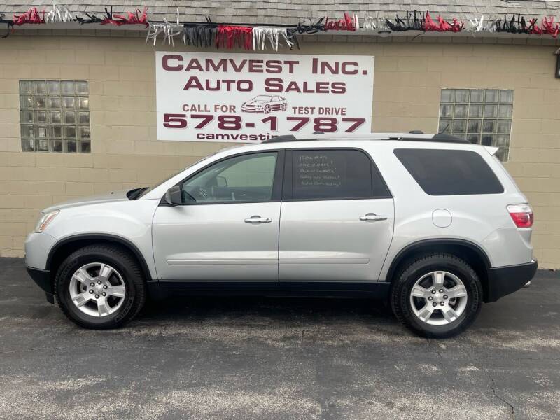 2012 GMC Acadia for sale at Camvest Inc. Auto Sales in Depew NY
