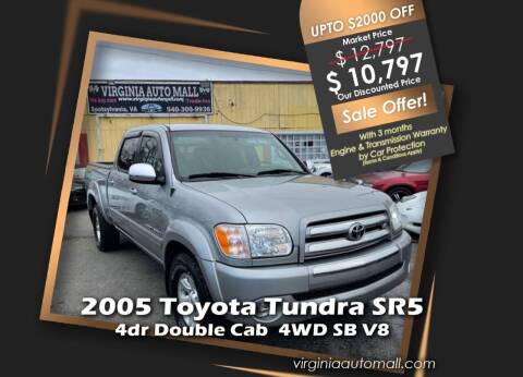 2005 Toyota Tundra for sale at Virginia Auto Mall in Woodford VA
