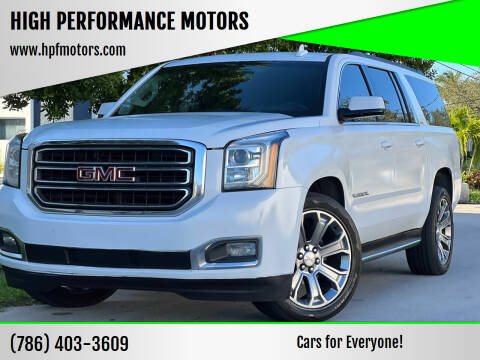 2017 GMC Yukon XL for sale at HIGH PERFORMANCE MOTORS in Hollywood FL