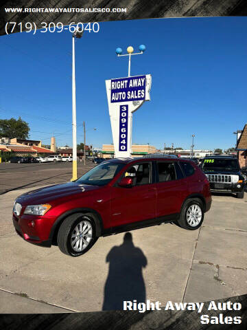 2011 BMW X3 for sale at Right Away Auto Sales in Colorado Springs CO
