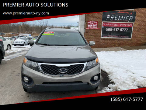 2011 Kia Sorento for sale at PREMIER AUTO SOLUTIONS in Spencerport NY