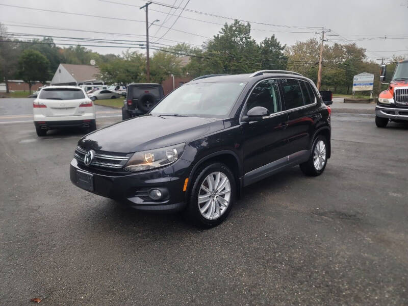 2013 Volkswagen Tiguan for sale at Hometown Automotive Service & Sales in Holliston MA