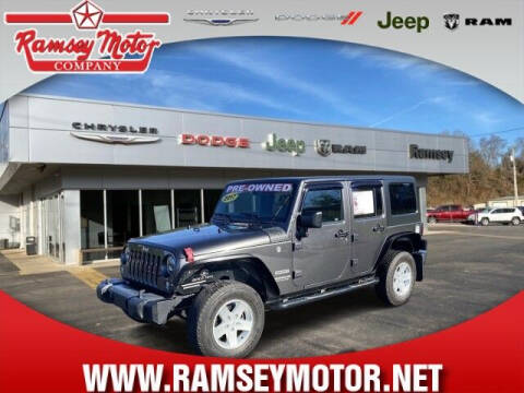 2017 Jeep Wrangler Unlimited for sale at RAMSEY MOTOR CO in Harrison AR