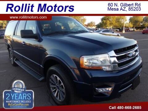 2016 Ford Expedition EL for sale at Rollit Motors in Mesa AZ