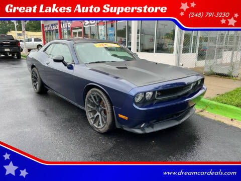 2013 Dodge Challenger for sale at Great Lakes Auto Superstore in Waterford Township MI