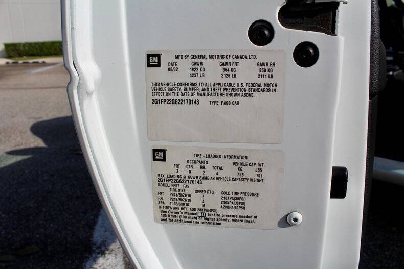 2002 Chevrolet Camaro Z28