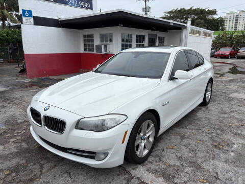 2013 BMW 5 Series for sale at L G AUTO SALES in Boynton Beach FL