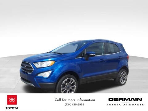 2021 Ford EcoSport for sale at GERMAIN TOYOTA OF DUNDEE in Dundee MI