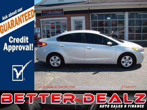 2017 Kia Forte for sale at Better Dealz Auto Sales & Finance in York PA