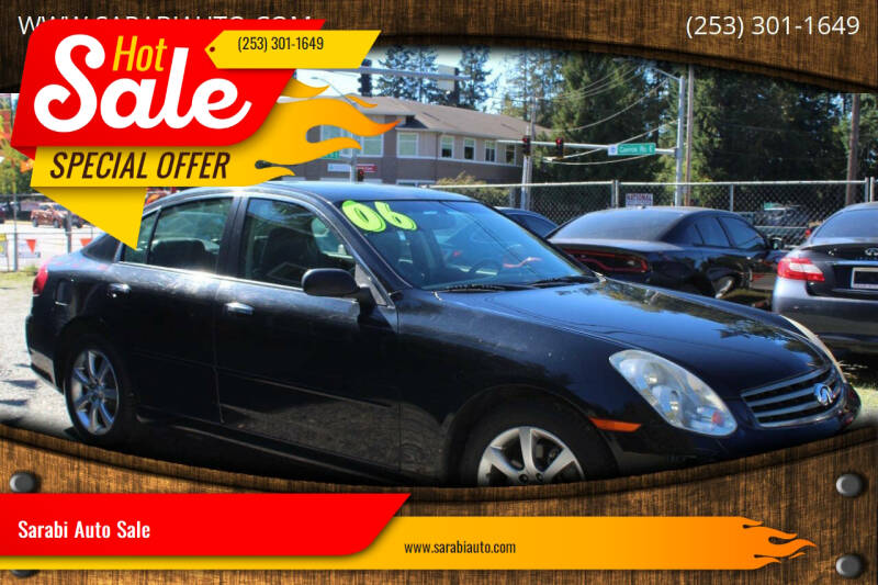 2006 Infiniti G35 for sale at Sarabi Auto Sale in Puyallup WA