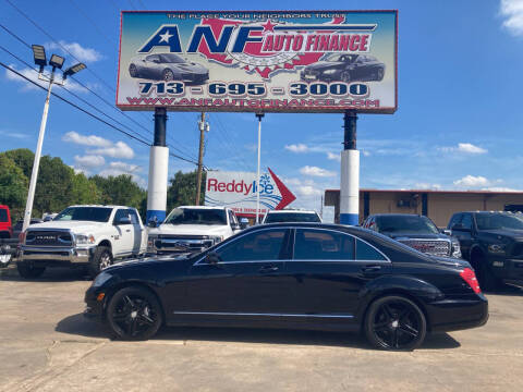 2010 Mercedes-Benz S-Class for sale at ANF AUTO FINANCE in Houston TX