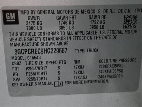 2017 Chevrolet Silverado 1500 LT