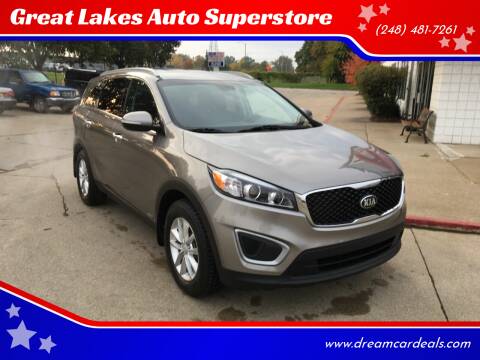 2016 Kia Sorento for sale at Great Lakes Auto Superstore in Waterford Township MI