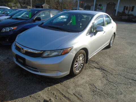 2012 Honda Civic for sale at Douglas Auto & Truck Sales in Douglas MA