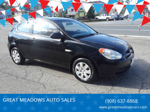 2009 Hyundai Accent for sale at GREAT MEADOWS AUTO SALES in Great Meadows NJ