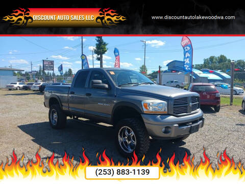 2006 Dodge Ram Pickup 1500 for sale at DISCOUNT AUTO SALES LLC in Spanaway WA