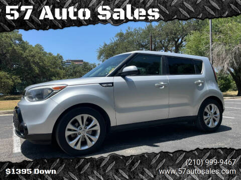 2016 Kia Soul for sale at 57 Auto Sales in San Antonio TX