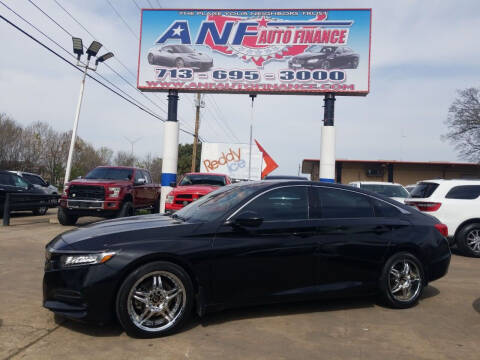 2018 Honda Accord for sale at ANF AUTO FINANCE in Houston TX