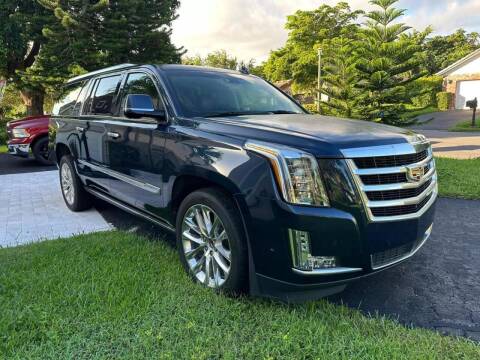 2018 Cadillac Escalade ESV for sale at Webster Auto Sales in Somerville MA