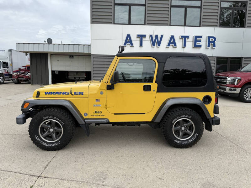 Used 2004 Jeep Wrangler X with VIN 1J4FA39S94P738240 for sale in Atwater, Minnesota