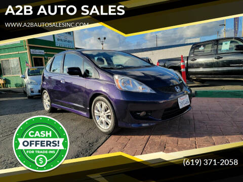 2009 Honda Fit for sale at A2B AUTO SALES in Chula Vista CA
